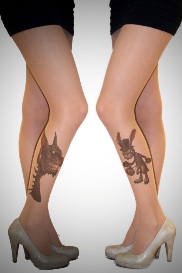 «Татуировка Чеширский Кот: символ свободы и игры» — создано в Шедевруме