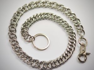 Цепь толстая 60см с карабином №15