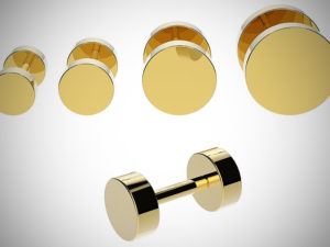 Фейк-тоннеля 1.2мм Gold из стали