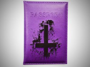 Обложка для паспорта Перевернутый Крест