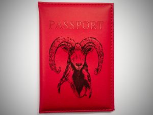 Обложка для паспорта Козёл