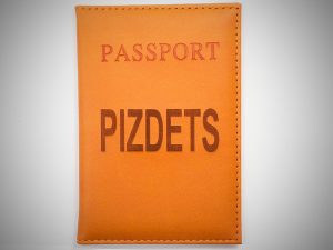Обложка для паспорта PIZDETS