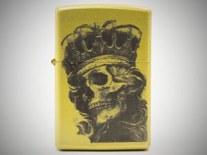 Зажигалка Мертвый король газовая Yellow