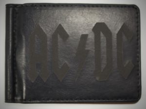 Зажим для денег AC/DC черный